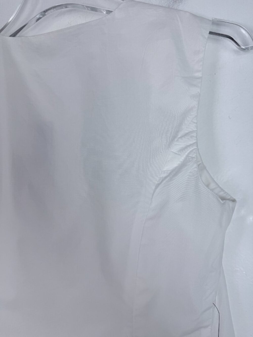 NWT Lulus Square Neck Poplin Top Buttons Sleeveless White Size Small S NEW - Picture 12 of 13